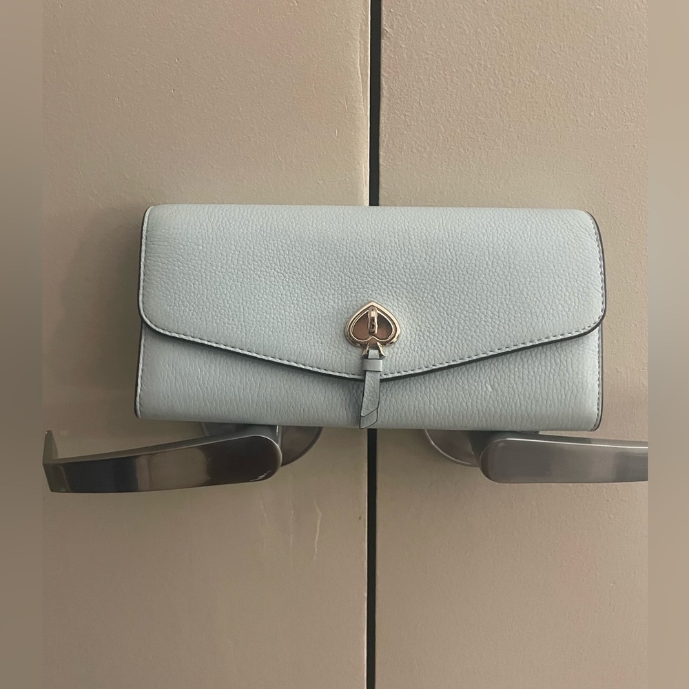Kate Spade light blue wallet